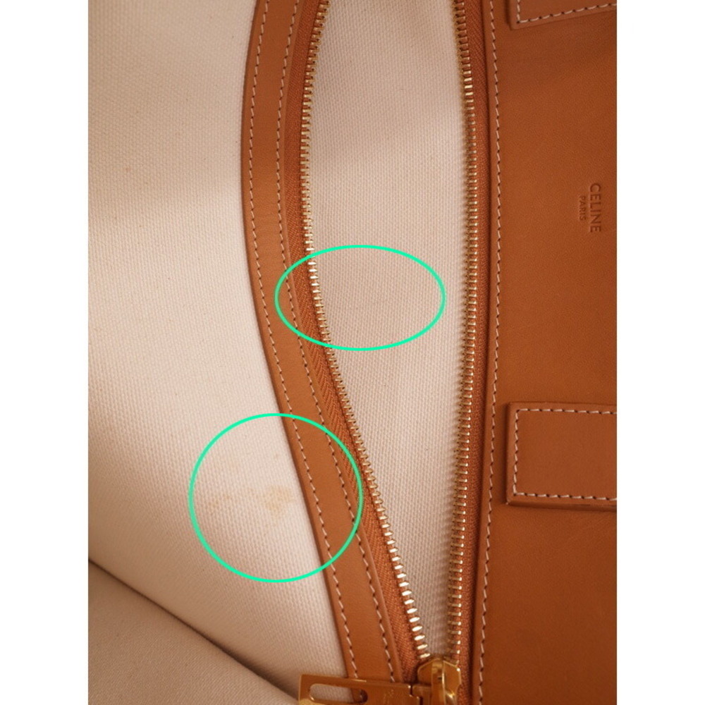 Celine Vertical Cabas Shoulder Bag Tote - Picture 8 of 9